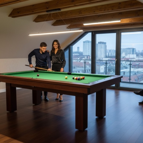 Stół 3w1: bilard, ping-pong, jadalnia LEON