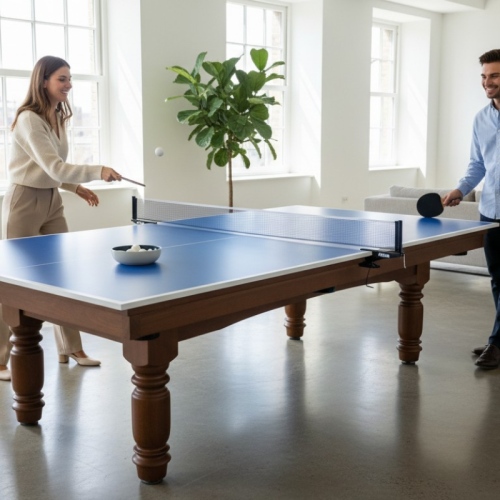 Stół 3w1: bilard, ping-pong, jadalnia Planet