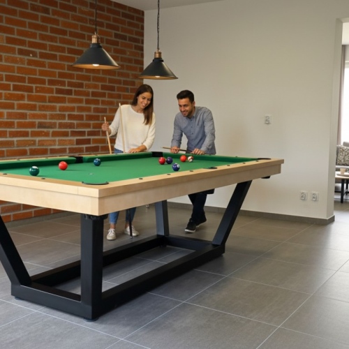 Designerski stół do gry w stylu industrialnym DIAMOND