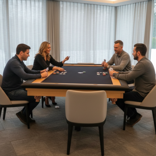 Stół bilardowy i poker