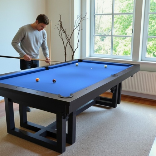 Solidna konstrukcja stołu bilardowego SZYMEK  , płyta kamienna lub postforming